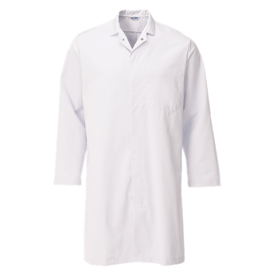 white food trade coat