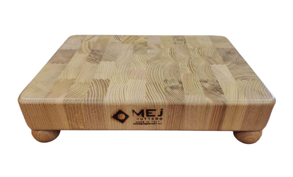 wooden chopping block